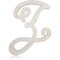 13-Inch Unfinished Wooden Monogram Letter Z, Rustic-Style Home Decor, Paintable Wood Alphabet Letters for Custom Signs, Party Decorations, Crafting and Art Supplies